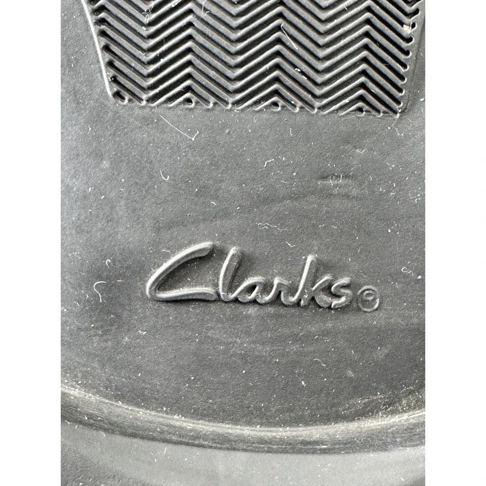 Clarks Tilden Cap Oxford Mens 13 Black Leather Bicycle‎ Toe Dress Shoes Career